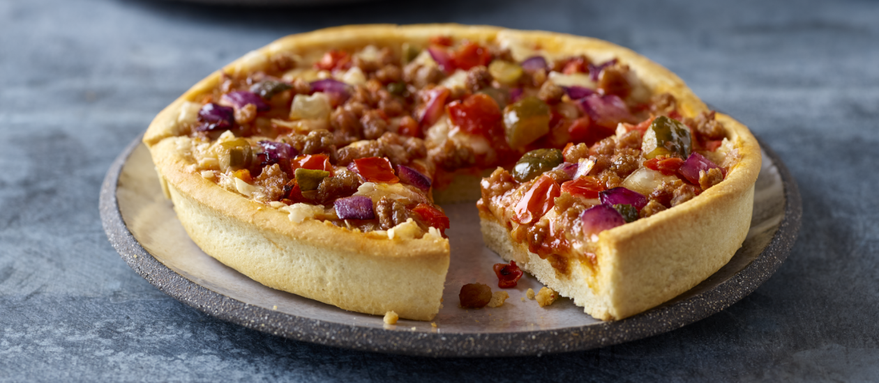 Chicago Town Deep Dish Vegan Cheeseburger