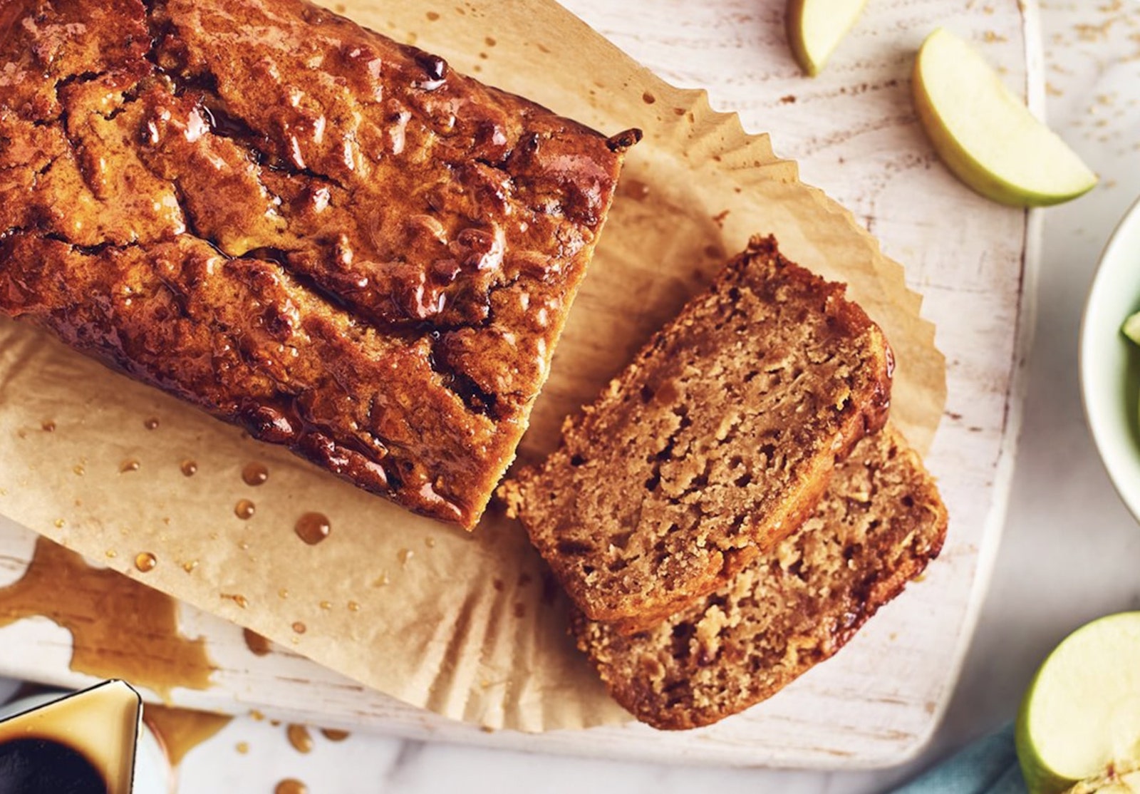 Apple, Date and Caramel Vegan Loaf