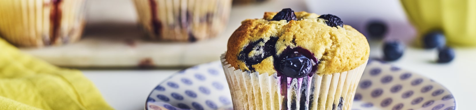 Lemon and Blueberry Muffins