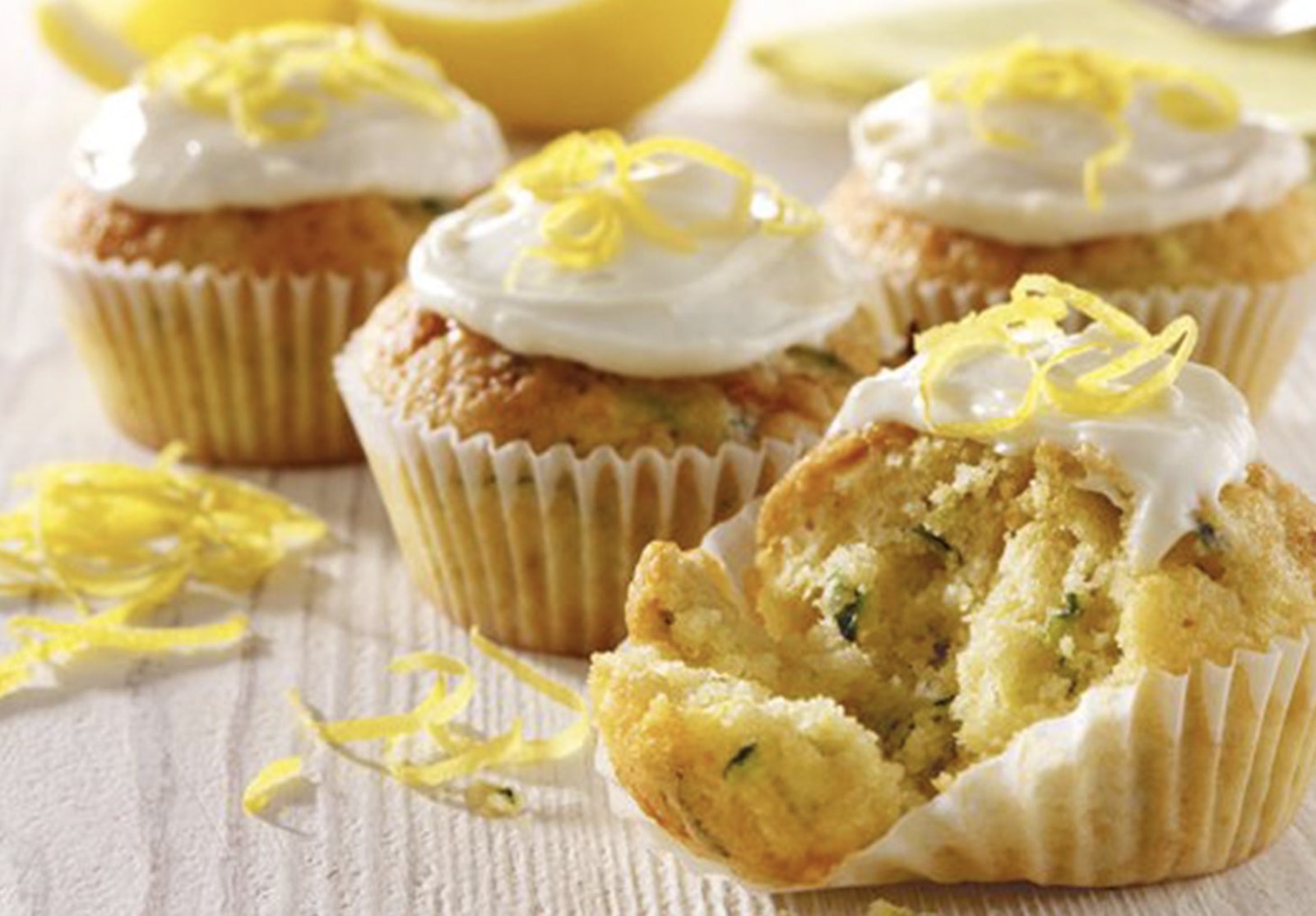 Lemon & Courgette Cupcakes