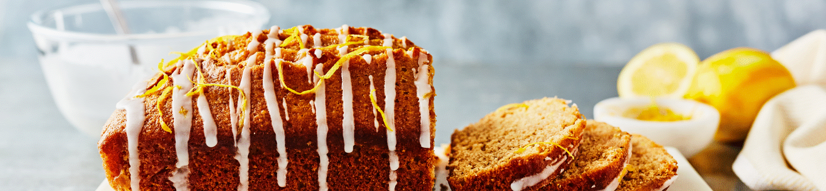 Lemon drizzle cake