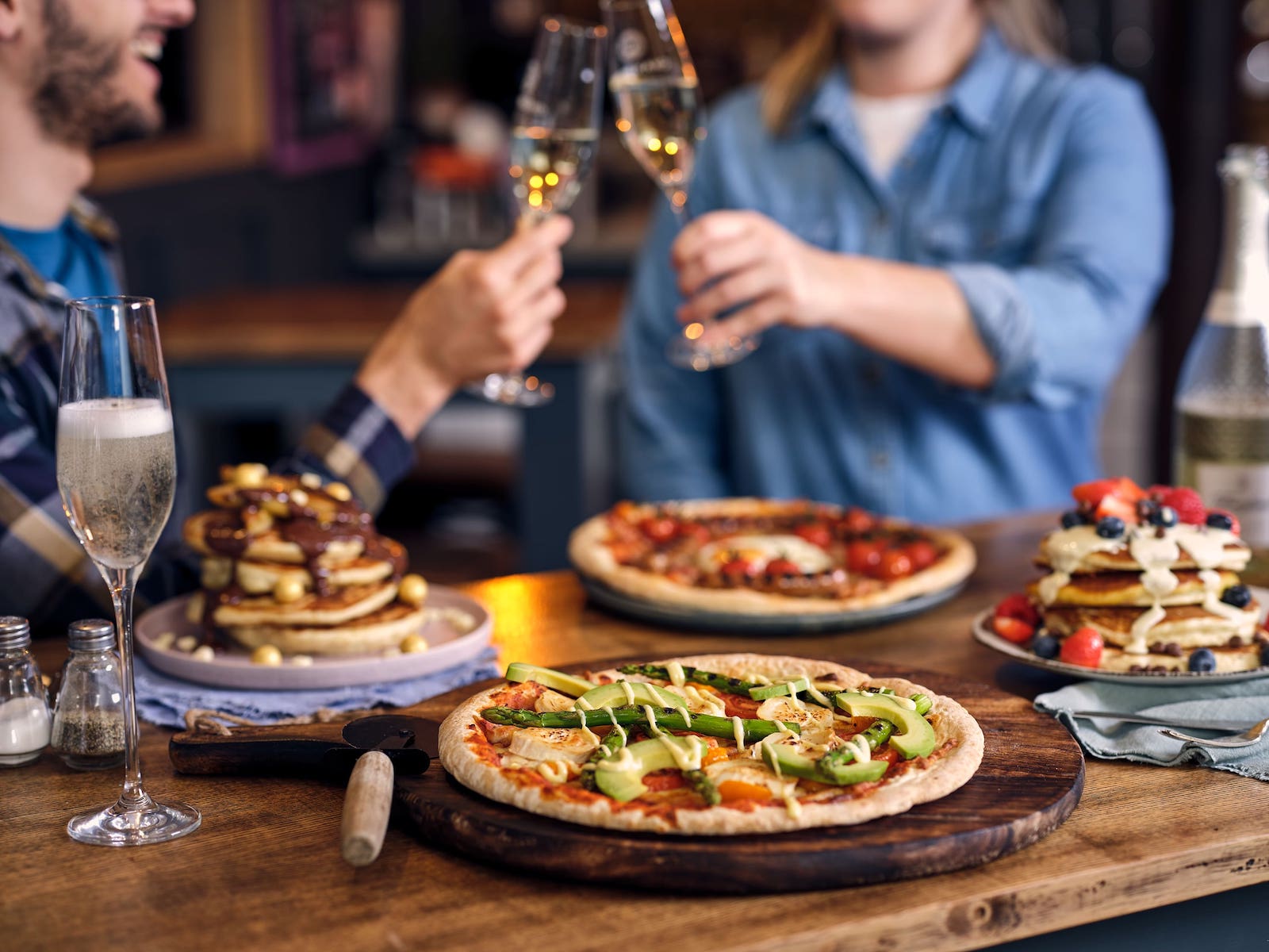 Avocado & Goats Cheese Pizza