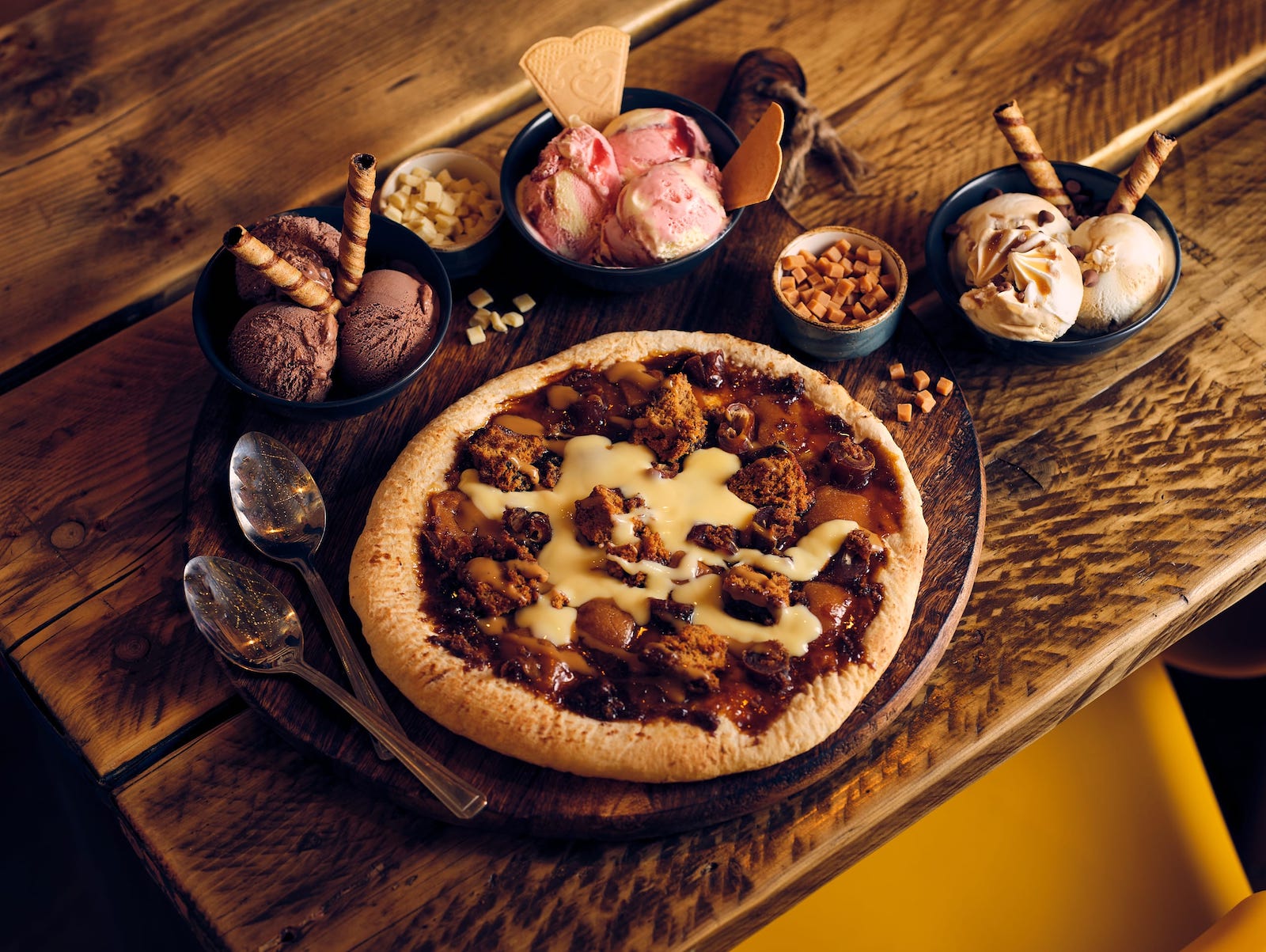 Sticky Toffee Pudding Pizza